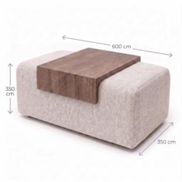 Sofa.com Cleo Bedside Table in Brushed Matte Weave - thumbnail 3