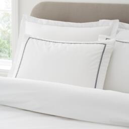 Bianca Contrast Trim 200 TC Cotton Duvet Cover Set - thumbnail 2