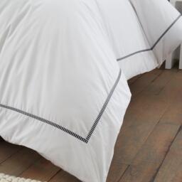 Bianca Contrast Trim 200 TC Cotton Duvet Cover Set - thumbnail 4