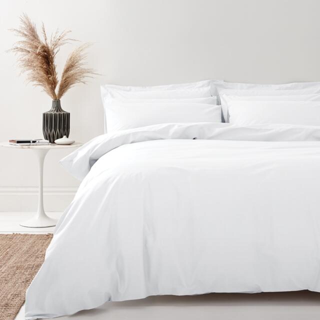 Jack Wills 200 Thread Count White Cotton Duvet Cover Set - image 1