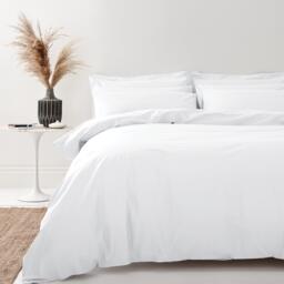 Jack Wills 200 Thread Count White Cotton Duvet Cover Set - thumbnail 1