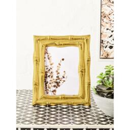 Interiors by Premier Hiba Gold Finish Bamboo Effect Photo Frame 5x7in - thumbnail 2