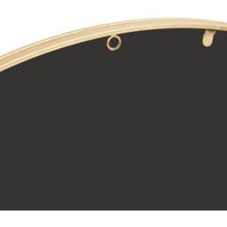Interiors by Premier Descartes Gold Finish Round Wall Mirror - thumbnail 6
