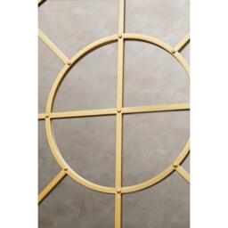 Interiors by Premier Descartes Gold Finish Round Wall Mirror - thumbnail 3