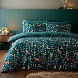 Catherine Lansfield Enchanted Twilight Reversible Duvet Cover Set