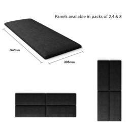 Aspire EasyMount Wall Mounted Upholstered Panels, - thumbnail 5