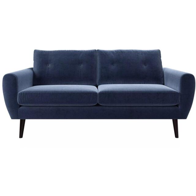 Jack Wills Jack 3 Seat Sofa in Velvet - image 1