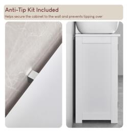 Lassic Bath Vida Priano 2 Door Under Sink Cabinet - thumbnail 9