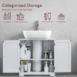 Lassic Bath Vida Priano 2 Door Under Sink Cabinet - thumbnail 5