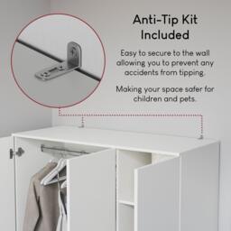 Lassic Vida Designs Riano 3 Door Wardrobe - thumbnail 6