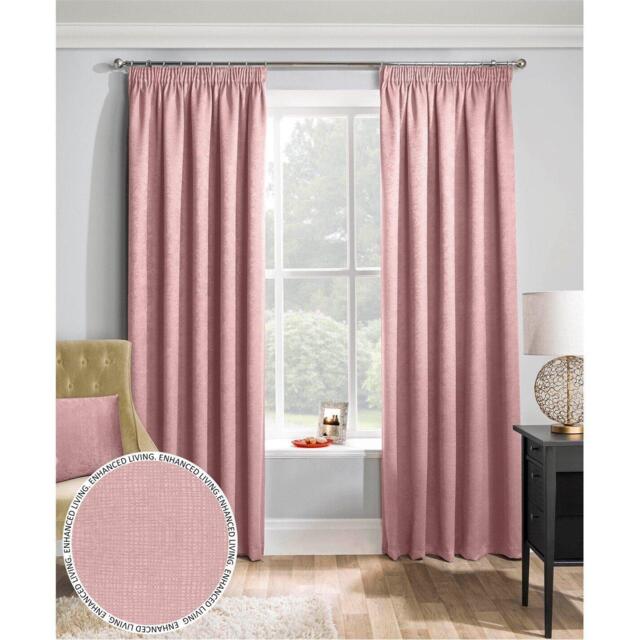 Enhanced Living Matrix Blush Thermal Blockout Tape Top Curtain - image 1