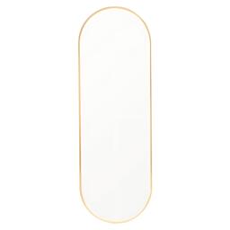 LIFE IDEAS Gold Oval Frame Self-adhesive Full Length Mirror - thumbnail 2
