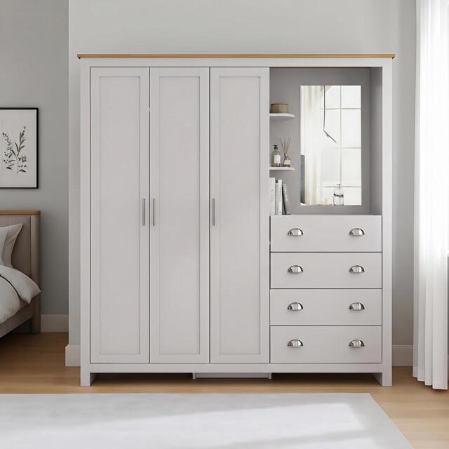 Jack Wills Lancaster 4 Drawer Wardrobe Combi Unit - image 1