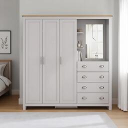 Jack Wills Lancaster 4 Drawer Wardrobe Combi Unit - thumbnail 1