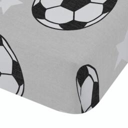 Catherine Lansfield Brushed Cotton Football Stars Fitted Sheet - thumbnail 3