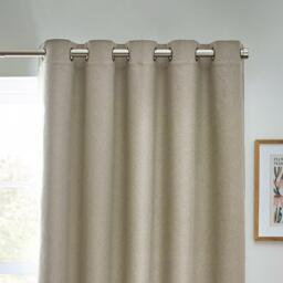 Furn Dawn Textured Blackout Eyelet Curtains - thumbnail 2