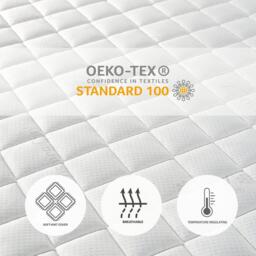 Aspire Thermoregulating Pocket Srpung Mattress with Natur - thumbnail 4