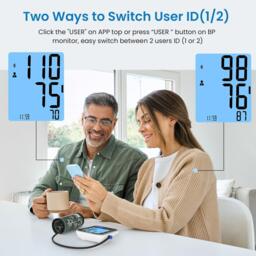 Renpho Smart Blood Pressure Monitor XL Dual - thumbnail 6