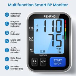 Renpho Smart Blood Pressure Monitor XL Dual - thumbnail 2