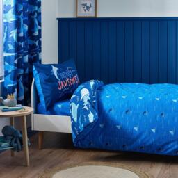 Catherine Lansfield Jawsome Shark Reversible Duvet Cover Set - thumbnail 2