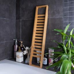 LIFE IDEAS Bamboo Bath Tray Bathtub Caddy for Bathroom - thumbnail 5