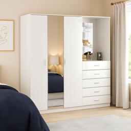Jack Wills Carlton High Gloss Mirror Combi Unit - thumbnail 2