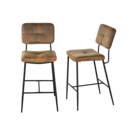 Urban Meuble Modern Metal Frame Bar Stool - thumbnail 2