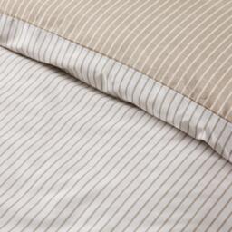 Catherine Lansfield Oxford Pinstripe Reversible Duvet Cover Set - thumbnail 4