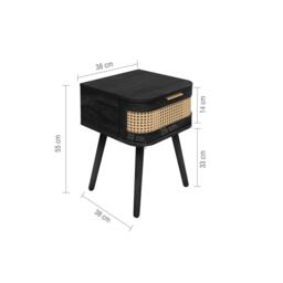 Birlea Noah 1 Drawer Bedside - thumbnail 9