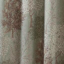Catherine Lansfield Woodland Trees Lined Pencil Pleat Curtains - thumbnail 3