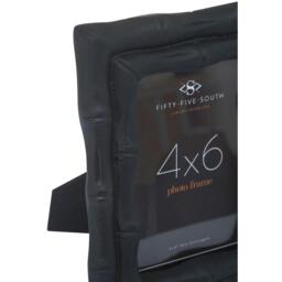Interiors by Premier Hiba 4 x 6 Black Finish Bamboo Effect Photo Frame - thumbnail 3