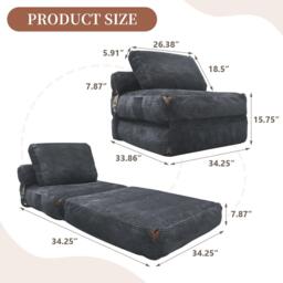 Urban Meuble SOFA BED Convertible Lounge - thumbnail 6