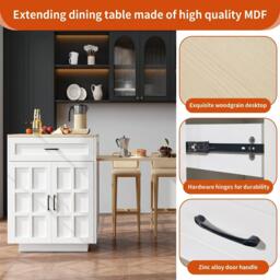 Urban Meuble Extendable Kitchen Bar Table - thumbnail 9