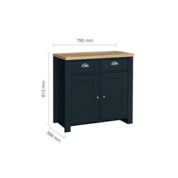 Birlea Highgate 2 Door 2 Drawer Sideboard - thumbnail 9