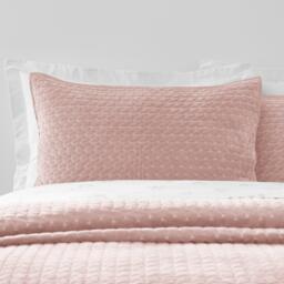 Bianca Attica Velvet Embroidered Pillow sham Pair - thumbnail 1