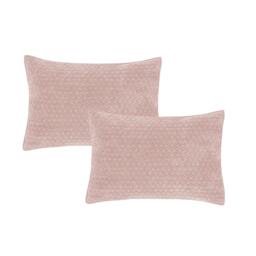 Bianca Attica Velvet Embroidered Pillow sham Pair - thumbnail 3