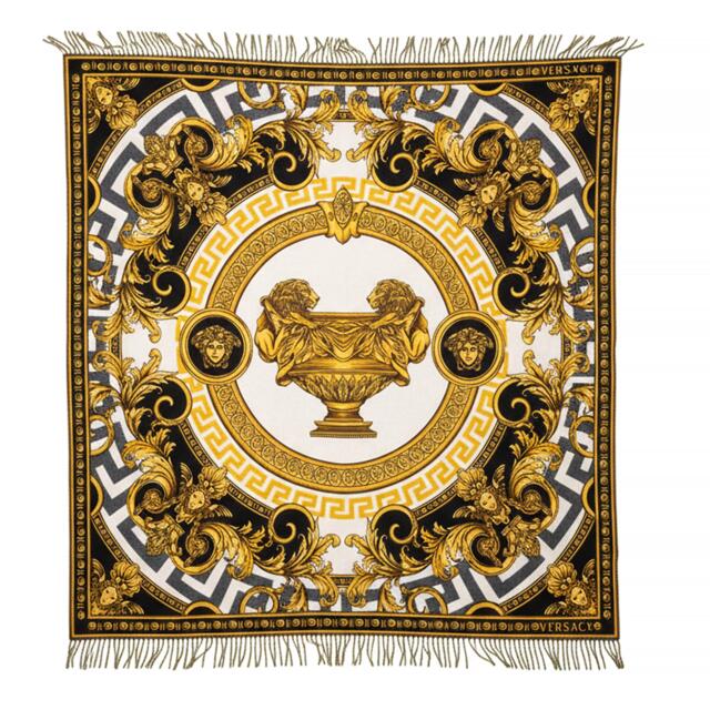 Versace Home La Coupe Des Dieux Fringed Blanket