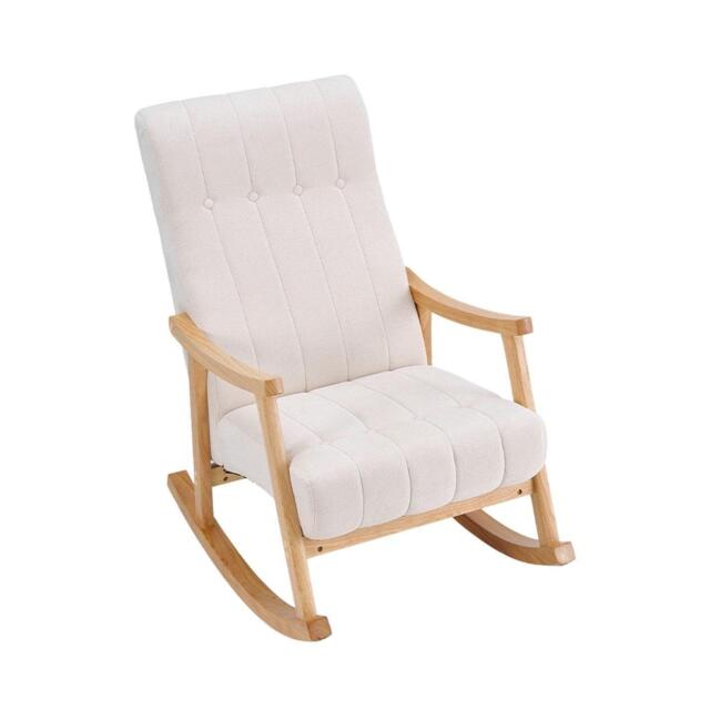 Kabinet UK Velvet Tufted Rocking Chair - image 1