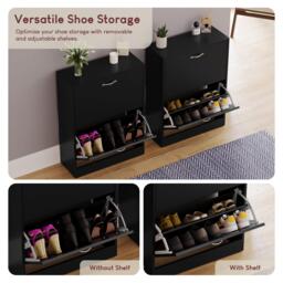 Lassic Vida Designs 2 Drawer Shoe Cabinet - thumbnail 7