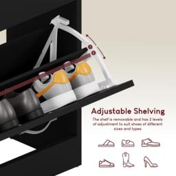 Lassic Vida Designs 2 Drawer Shoe Cabinet - thumbnail 8