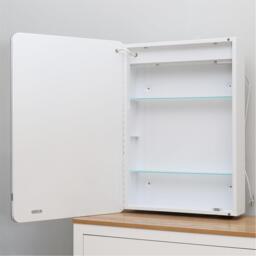 Kabinet UK Smart Rectangle Wall Mounted LED Mirror Cabinet - thumbnail 6