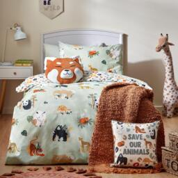 little furn. Wildlife Animal Reversible Duvet Set