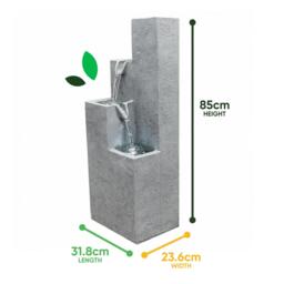 Streetwize Solar Water Feature – Cubic Falls - thumbnail 3
