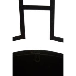 Interiors by Premier Jalal Black Metal Frame Round Wall Mirror - thumbnail 4