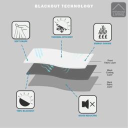 Enhanced Living Hampton Velvet 100% Blackout Thermal Ring Curtain - thumbnail 9