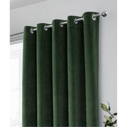 Enhanced Living Hampton Velvet 100% Blackout Thermal Ring Curtain - thumbnail 3