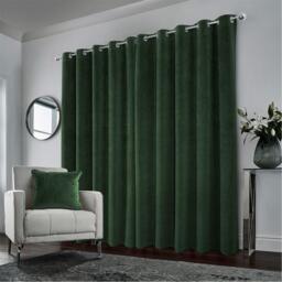 Enhanced Living Hampton Velvet 100% Blackout Thermal Ring Curtain - thumbnail 2