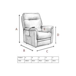 Aspire Dual Motor Riser Recliner Armchair (1 Seater) - thumbnail 8