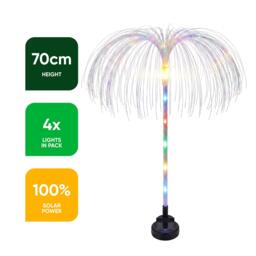 Streetwize Solar Jellyfish Stake Lights (Pack of 4) - thumbnail 3