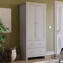 Lassic Vida Designs Arlington 2 Door 2 Drawer Wardrobe - thumbnail 1